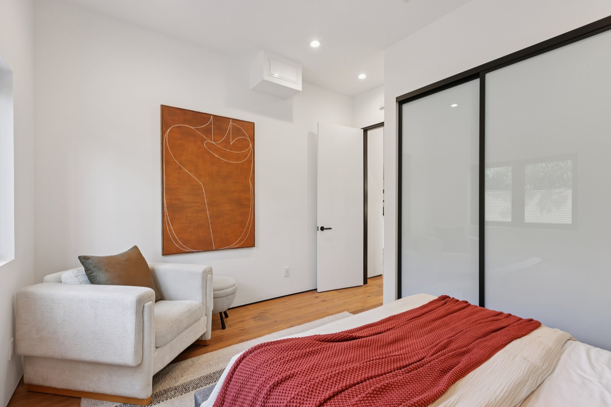 Reverse view of bedroom two