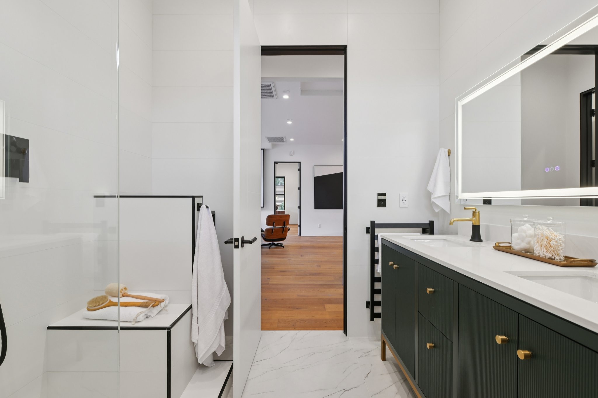 Reverse view of bathroom two