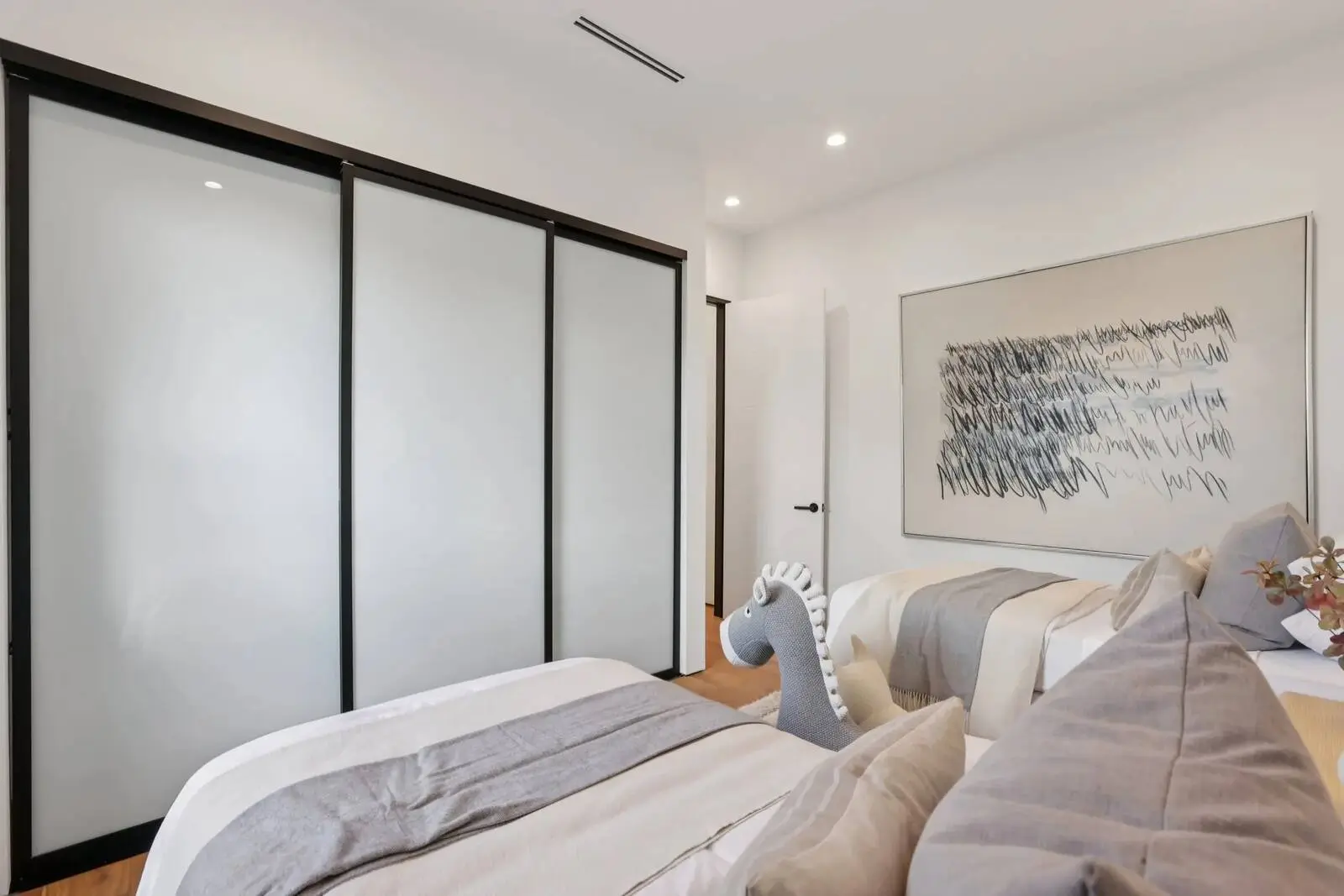 Wide view of bedroom three