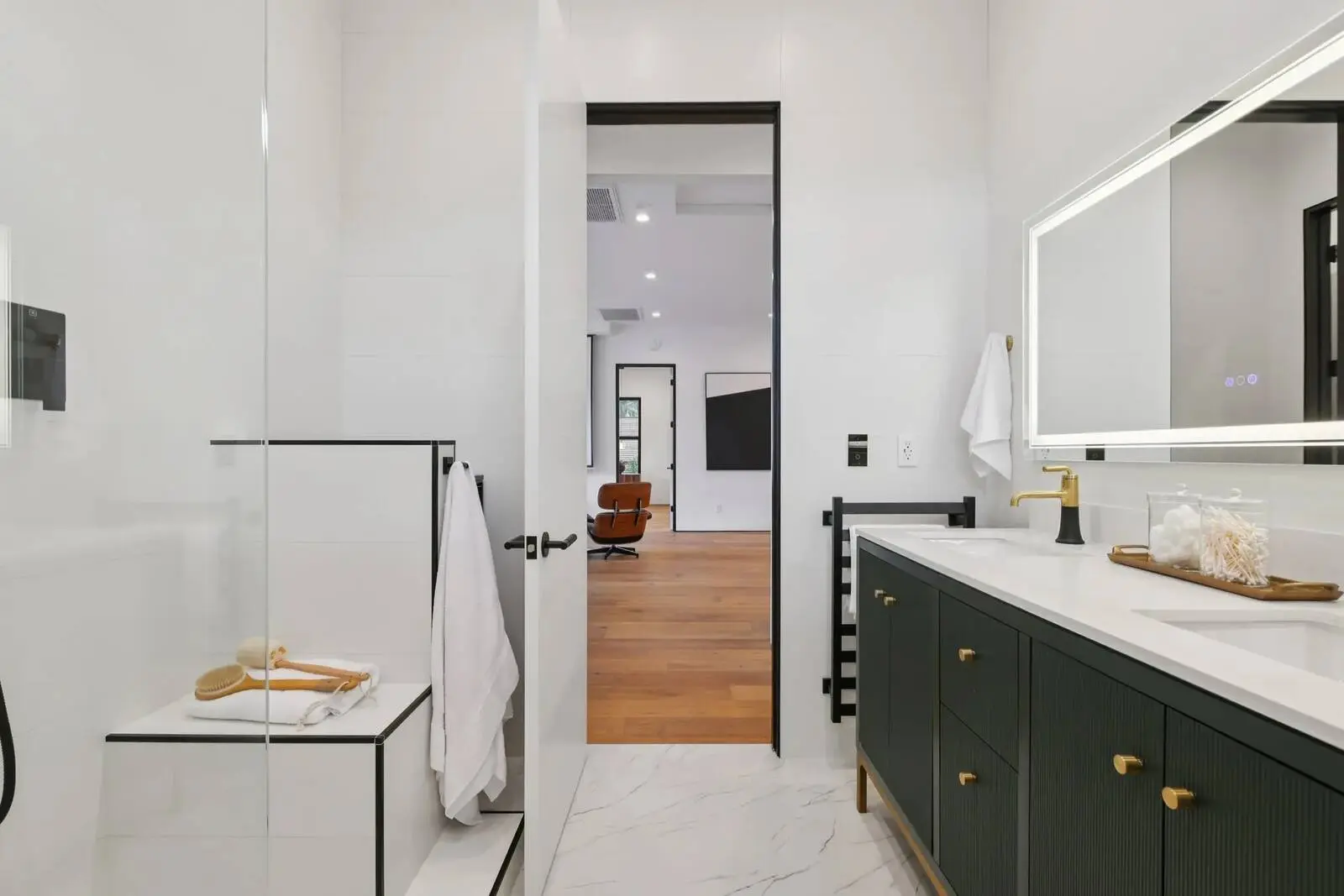 Vanity view of bathroom two
